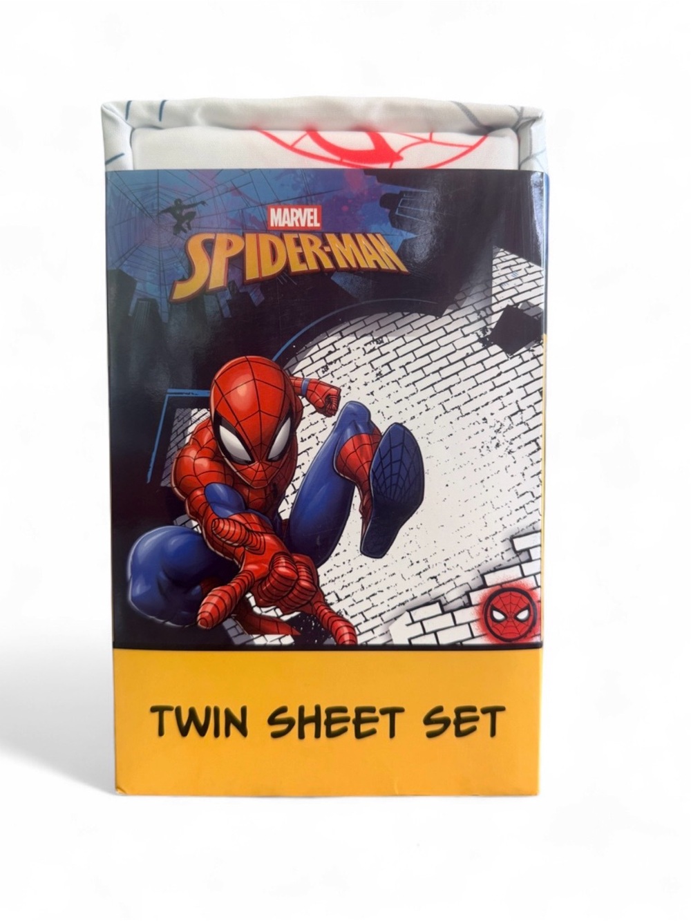 Marvel Spider-Man Twin Sheet Set - Red, Blue, Yellow